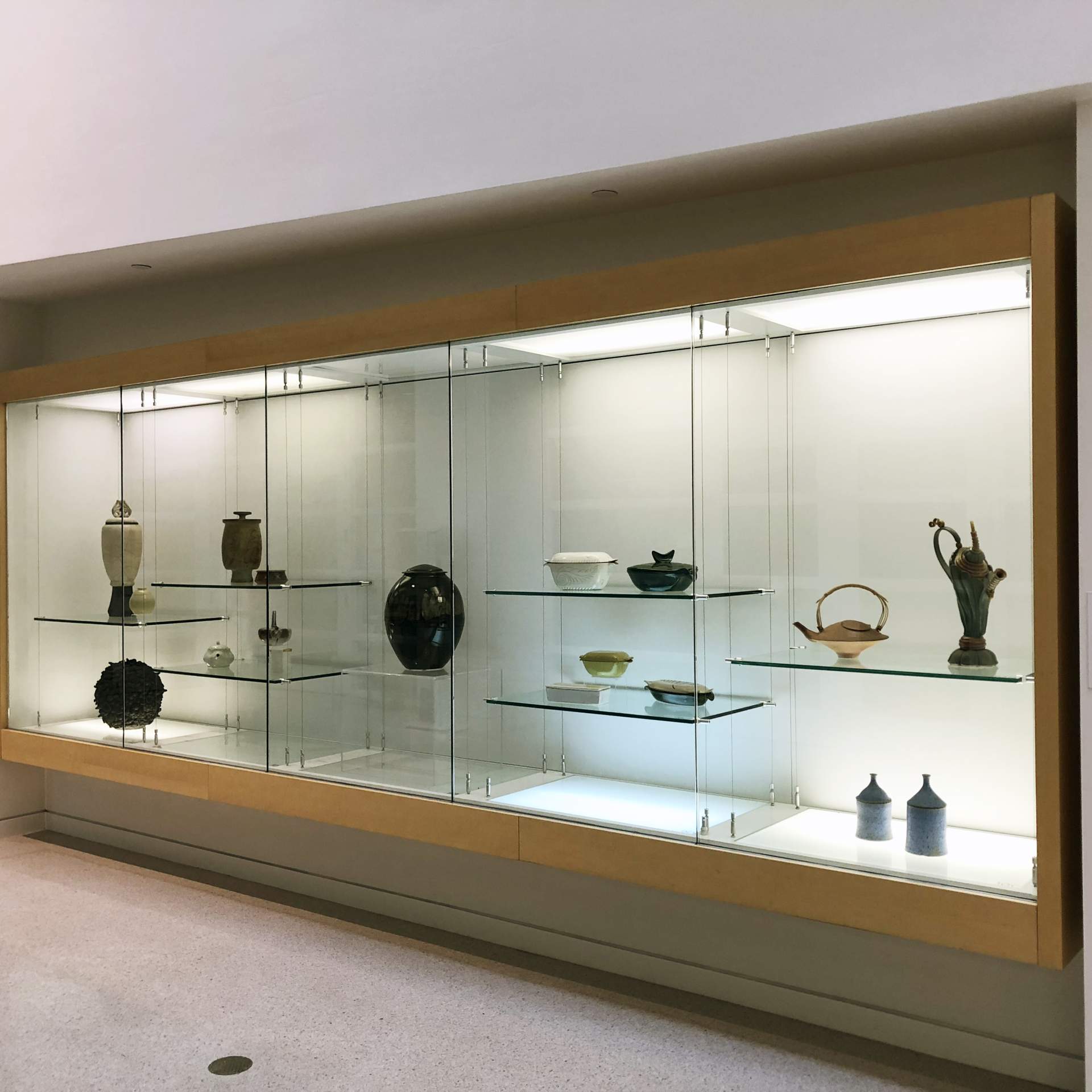 <em>Under Cover: A selection of objects with lids from our permanent collection</em> exhibition installation image