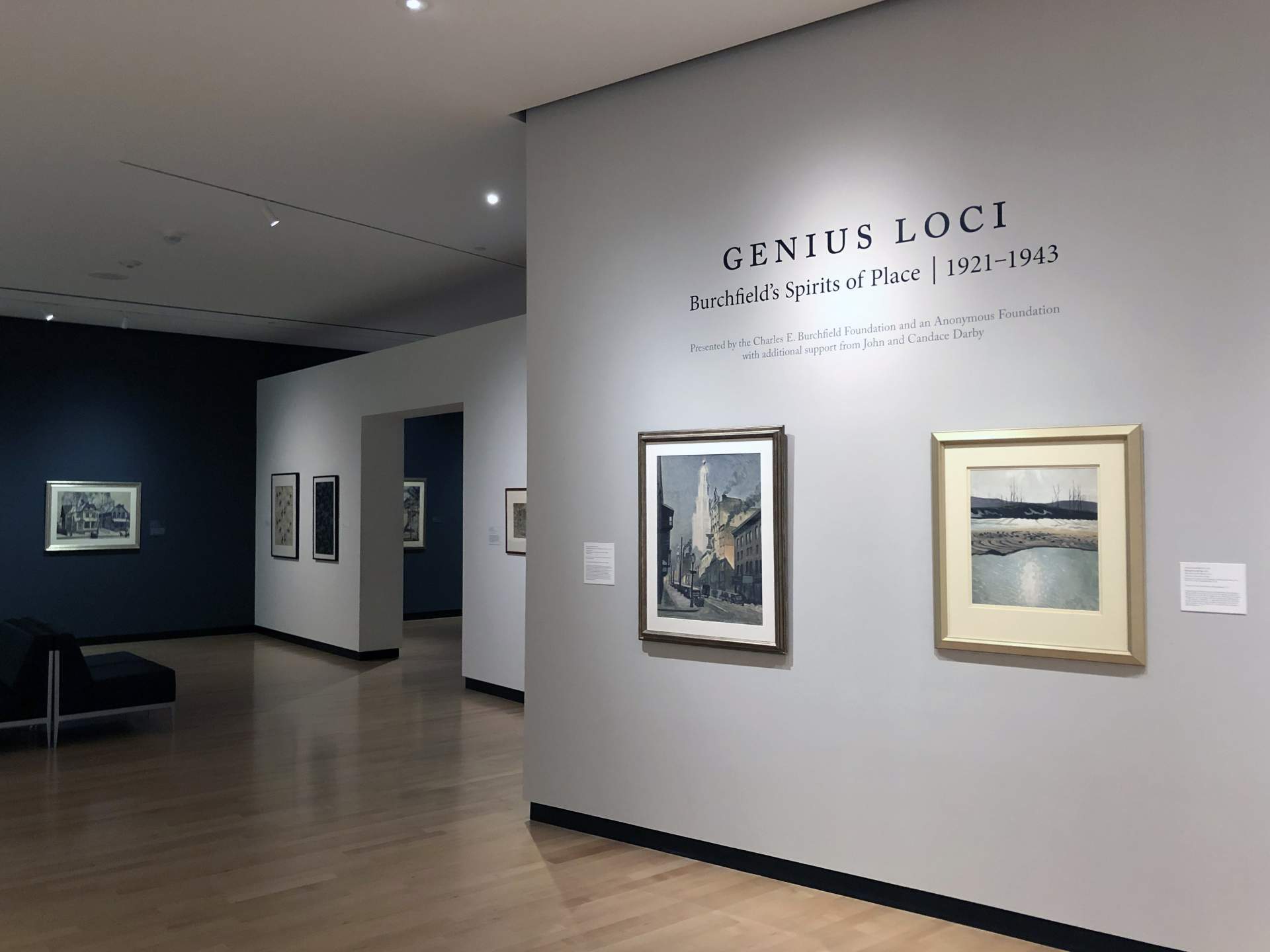 [Photograph for the exhibition "Genius Loci: Burchfield's Spirits of Place 1921-1943"]