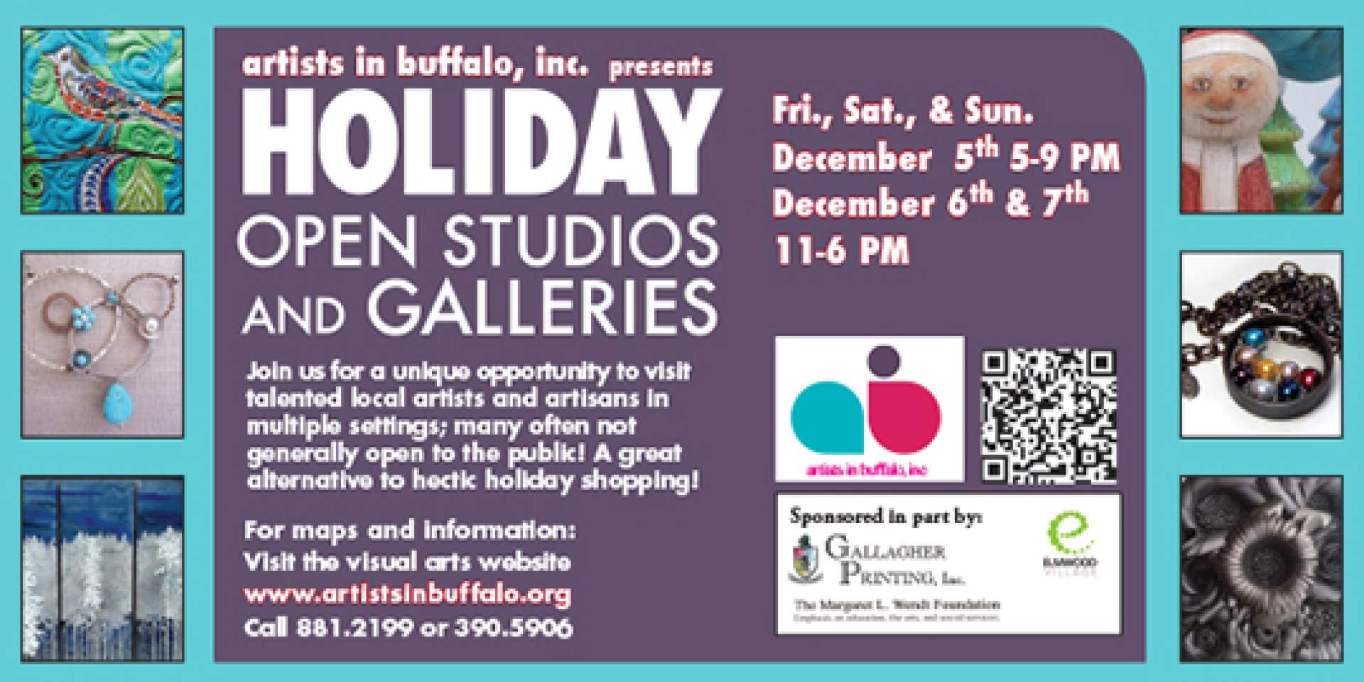 Holiday Open Studios at the Burchfield Penney