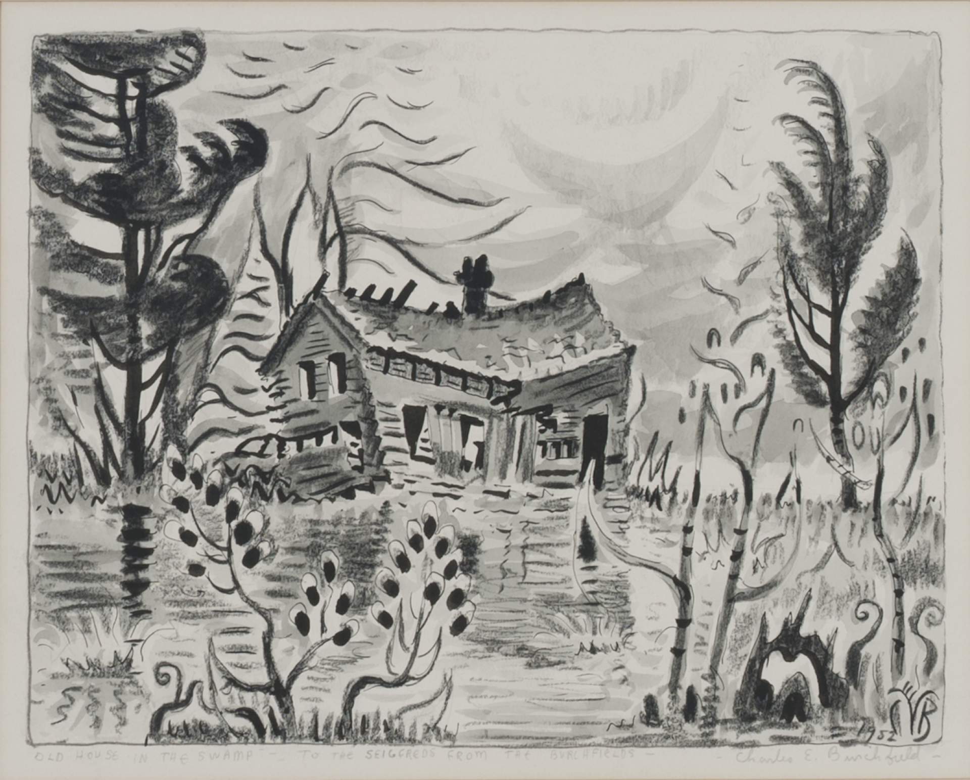 <em>Old House in the Swamp</em> by Charles E. Burchfield enters the museum collection