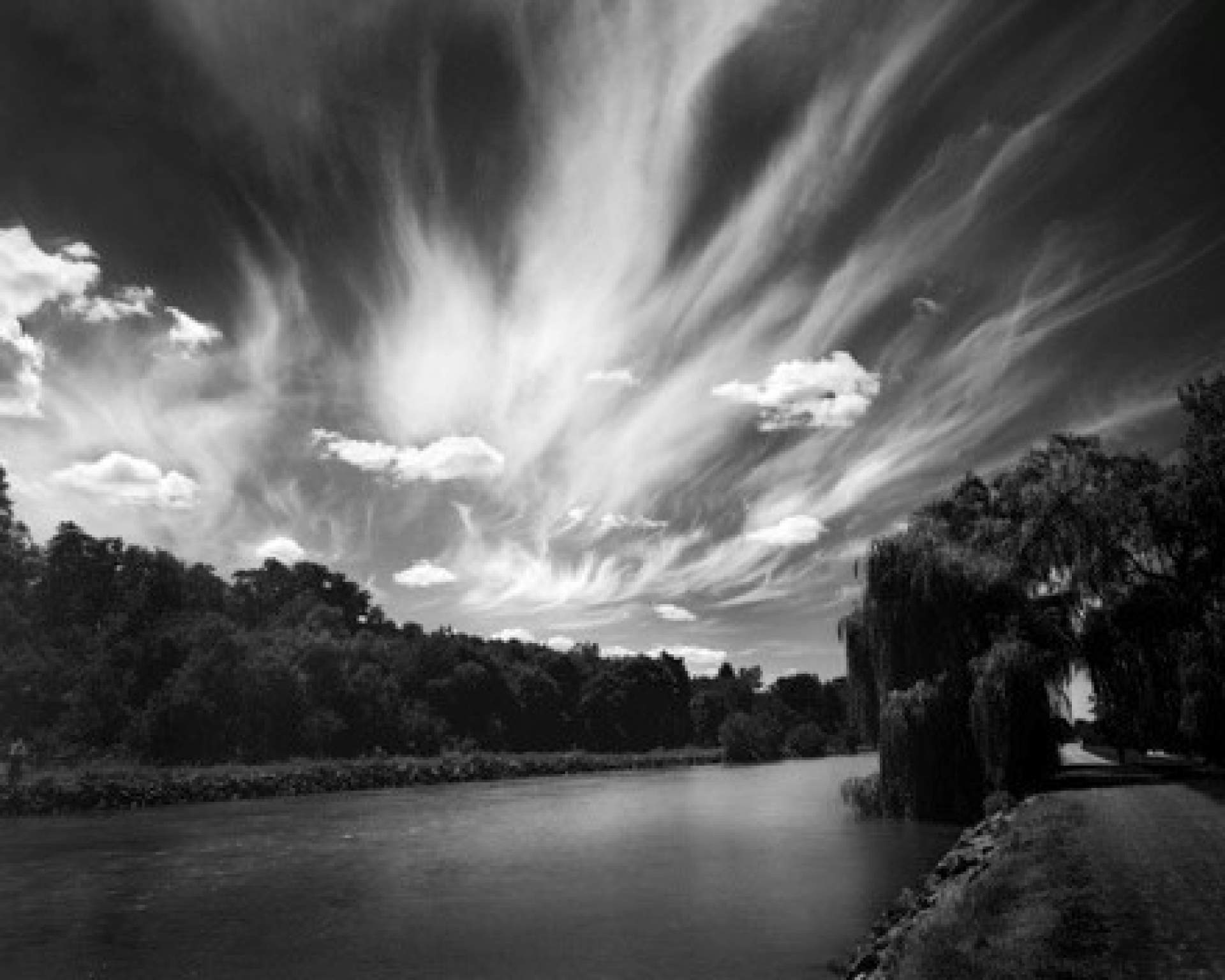Afternoon Clouds, Erie Canal, Gasport, NY