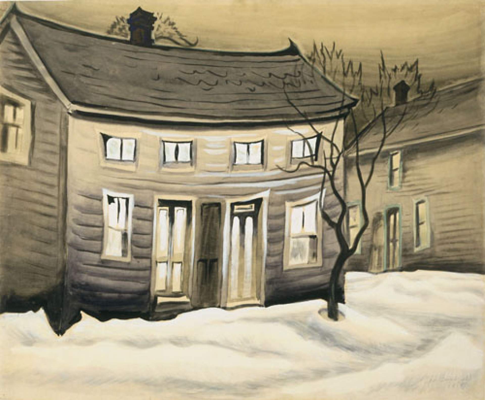 Charles E. Burchfield, "1918" in "Fifty Years as a Painter," 1965