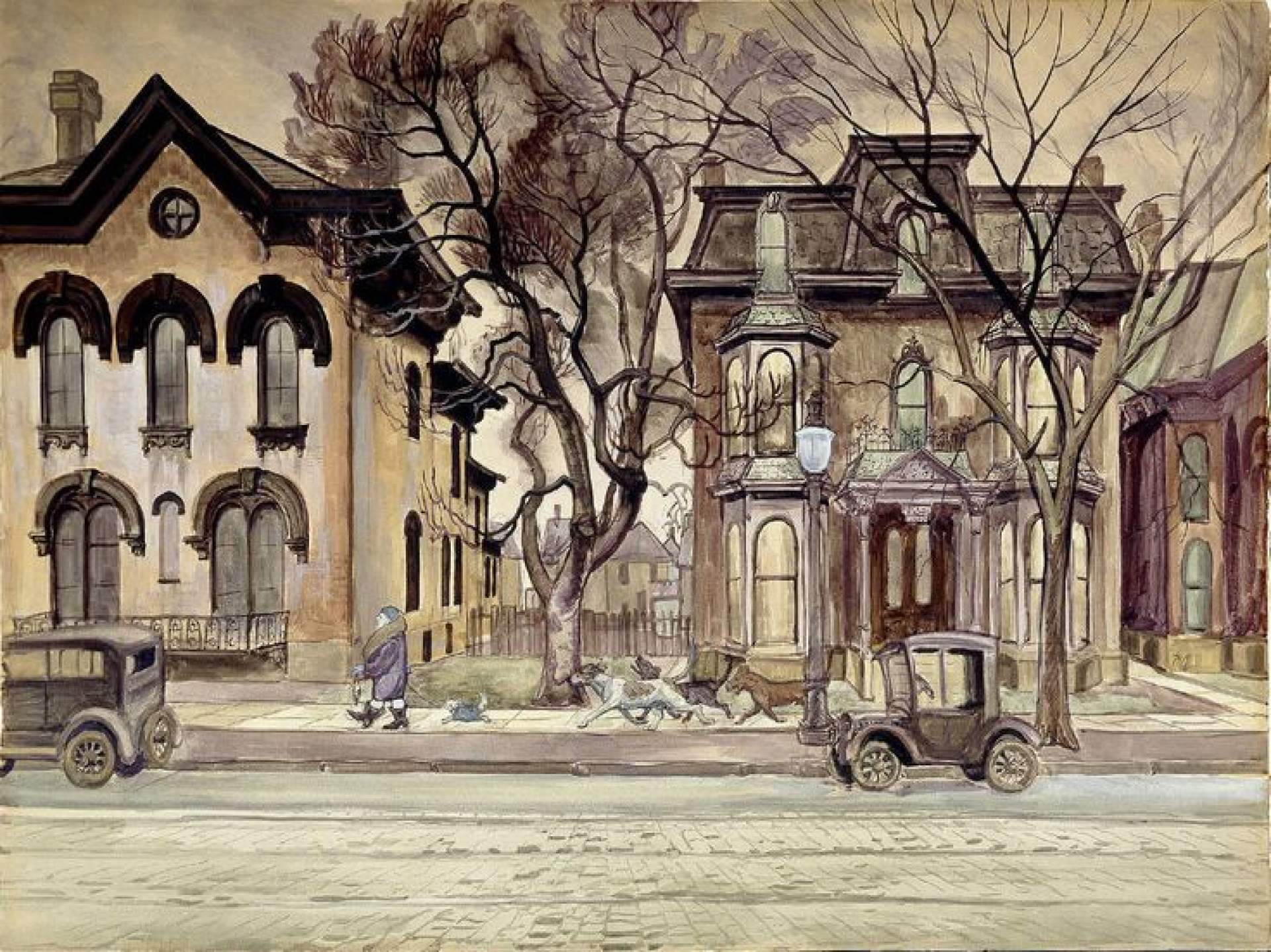 About <em>Promenade</em> by Charles Burchfield from Nancy Weekly