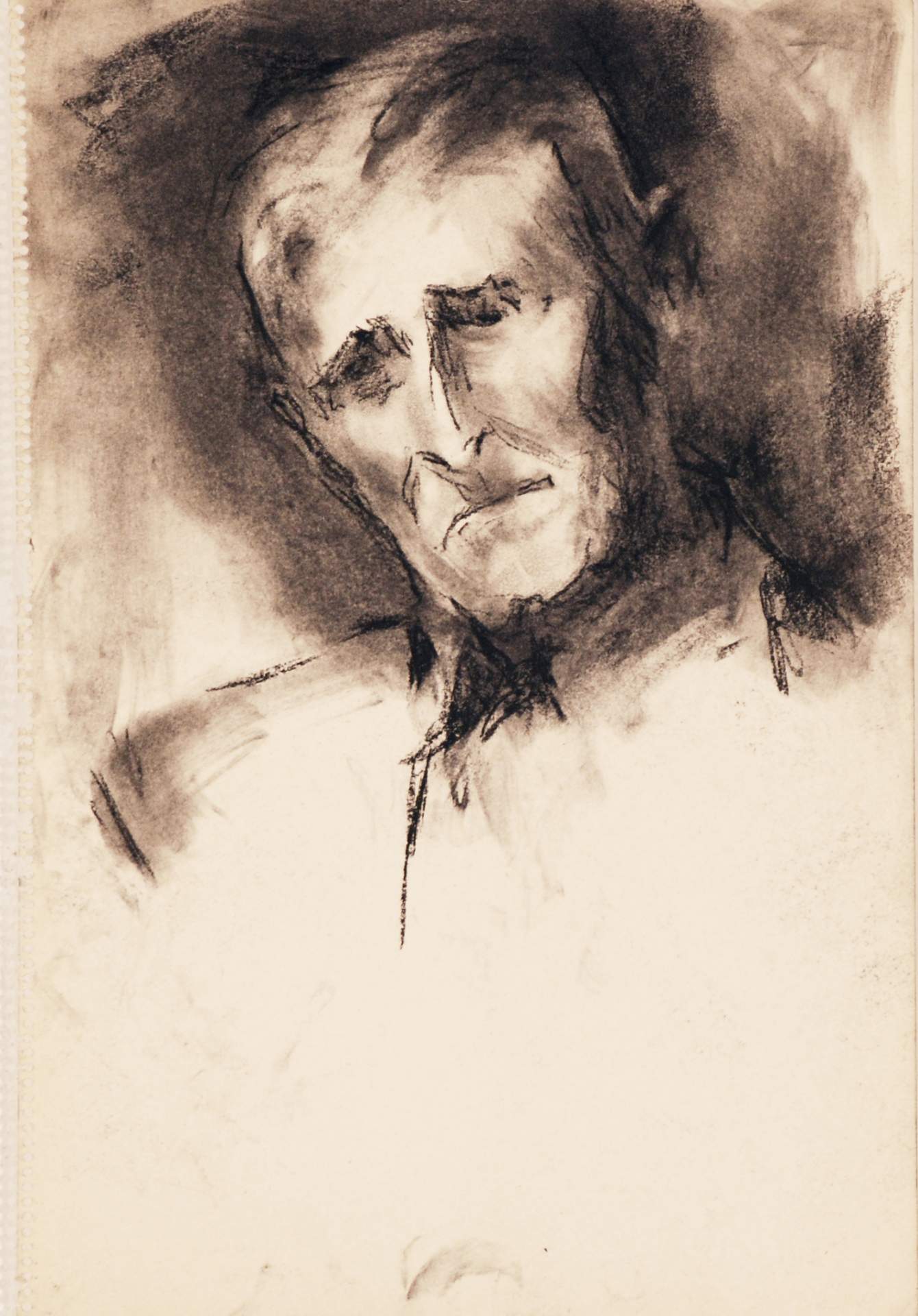 Untitled [portrait of a man's head]