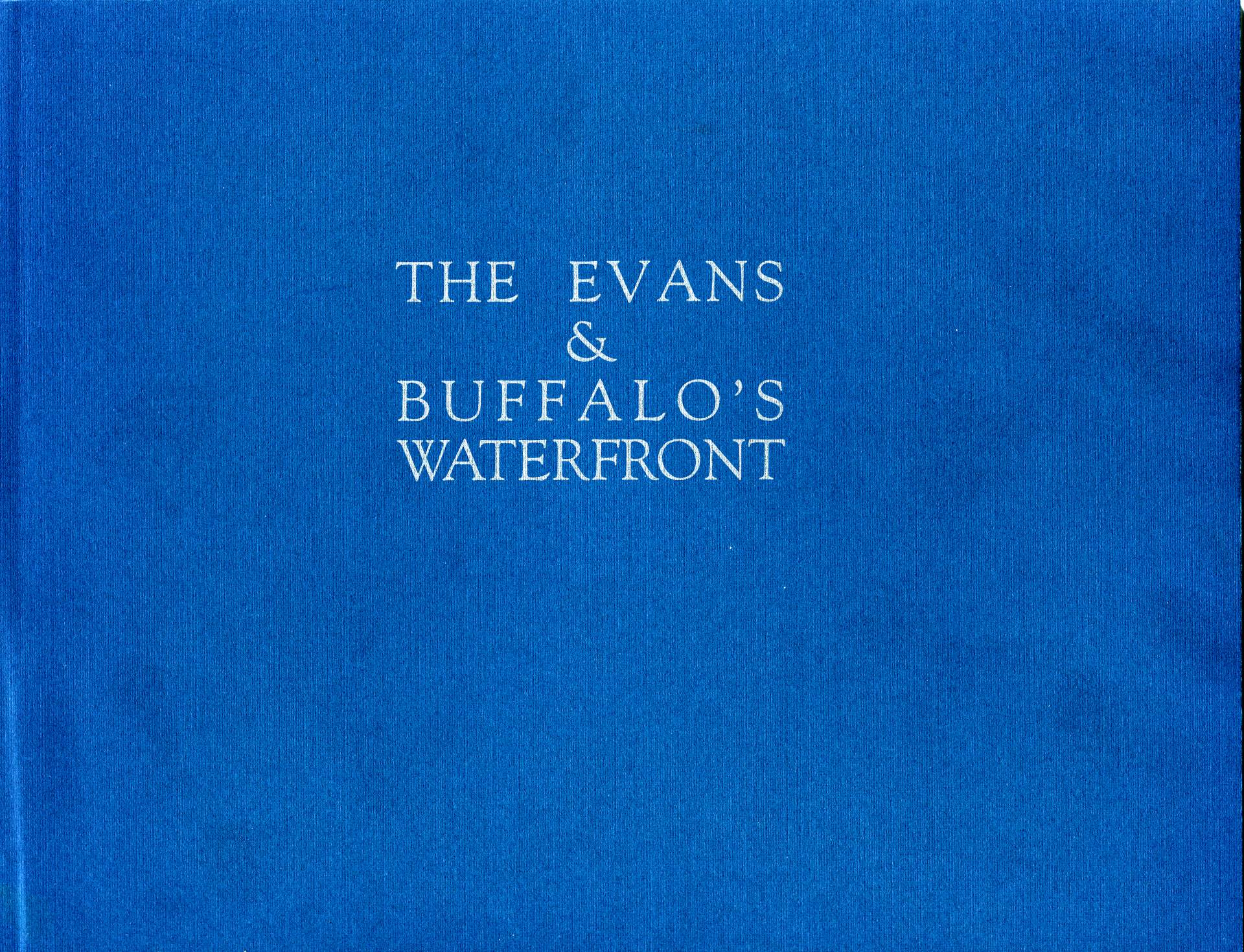 "Buffalo's Waterfront: A Tribute to James Carey Evans III" exhibition program cover