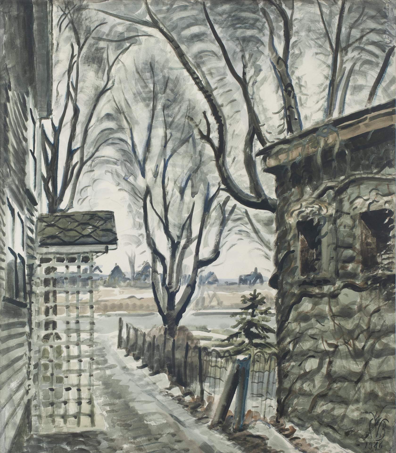Drive-way in Winter