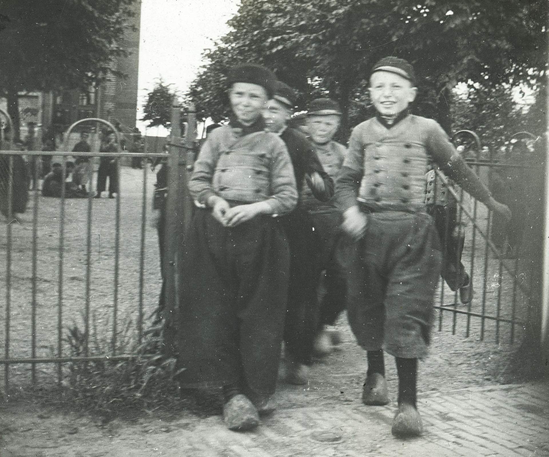 Holland, Vollendam, School Boys