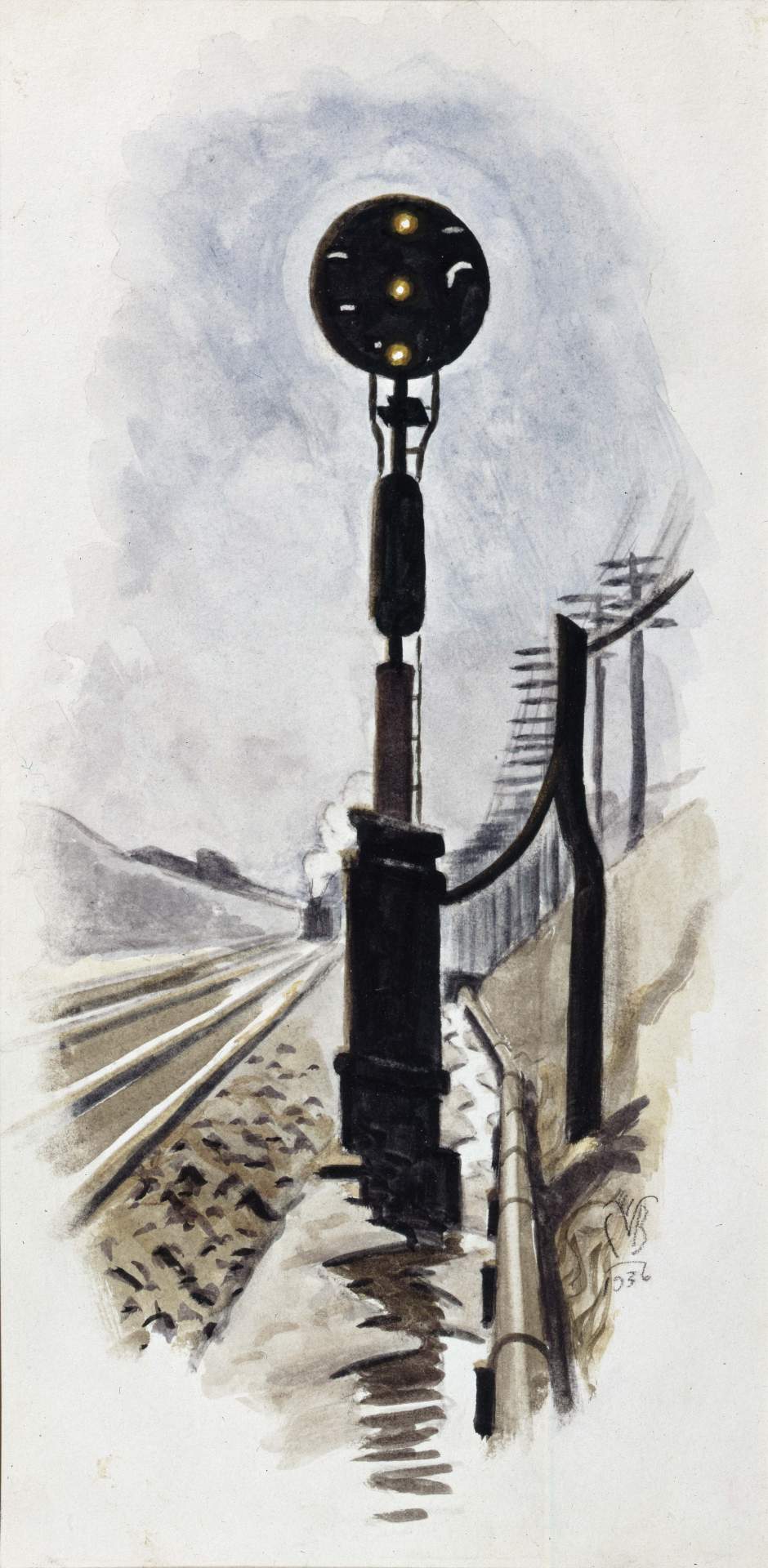 Railroad Signal and Tracks
