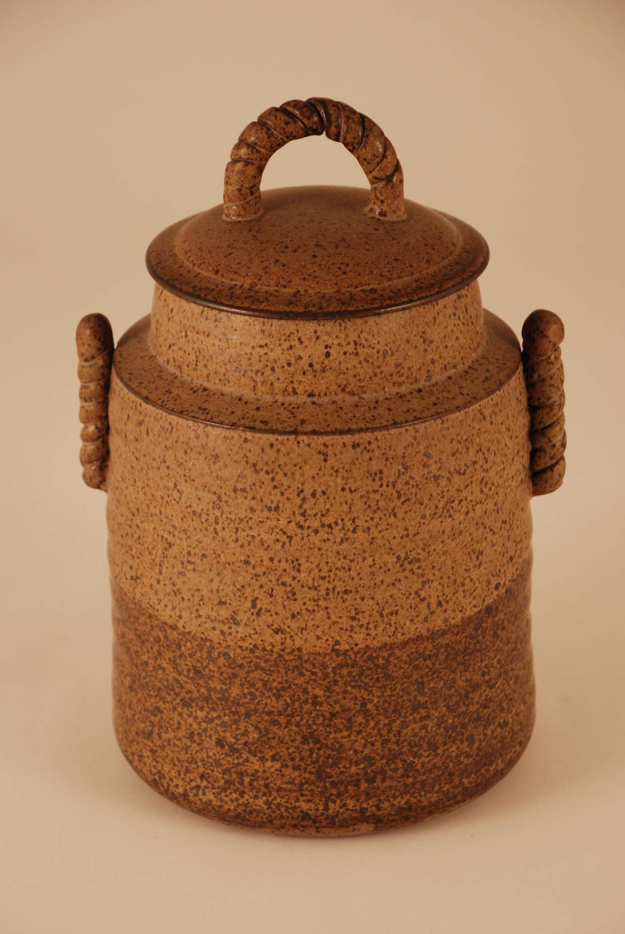 Untitled [Brown Covered Jar]